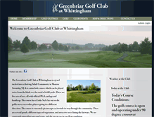 Tablet Screenshot of greenbriargc.com